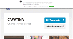 Desktop Screenshot of cavatina.net
